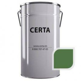 Эмаль ОС-12-03 ЦЕРТА зеленая RAL 6002 25 кг