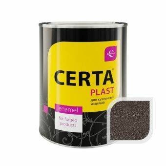 Эмаль по металлу ЦЕРТА-ПЛАСТ шоколад металлик 0,8 кг