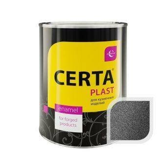 Эмаль по металлу ЦЕРТА-ПЛАСТ итальянский графит 0,8 кг