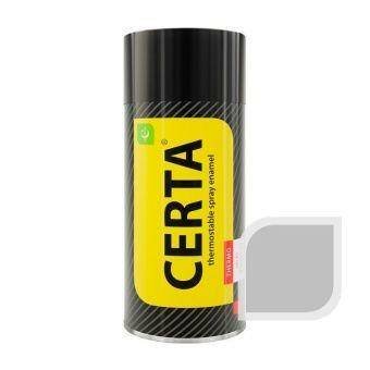 Термостойкая эмаль ЦЕРТА серебристая до 700 °C 520 мл