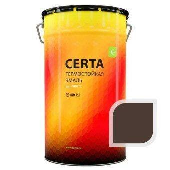 Термостойкая эмаль ЦЕРТА коричневая до 800 °C 25 кг