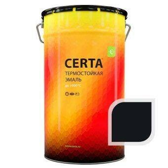 Термостойкая эмаль ЦЕРТА антрацит до 600 °C 25 кг