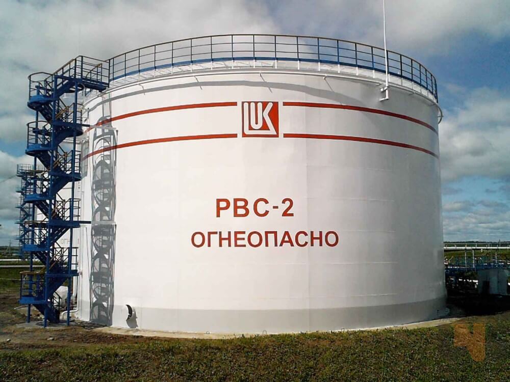 материалы для покраски нефтерезервуаров